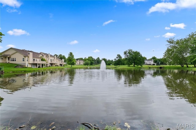 12107 Autumn Lakes Dr, Maryland Heights, MO 63043 - water view with nearby suburban area