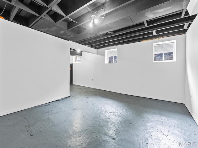 414 Plum St, Edwardsville, IL 62025 - basement featuring baseboards