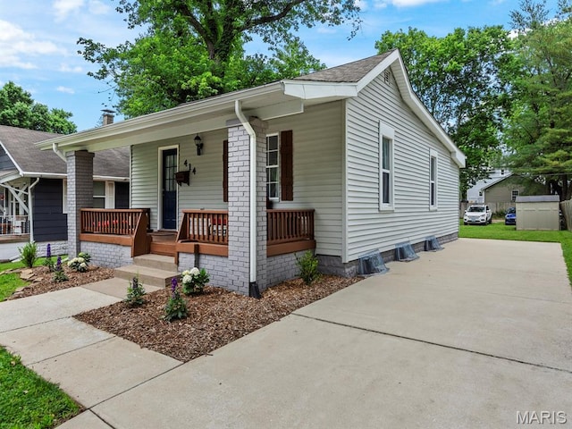 414 Plum St, Edwardsville, IL 62025 - view of front of property with covered porch