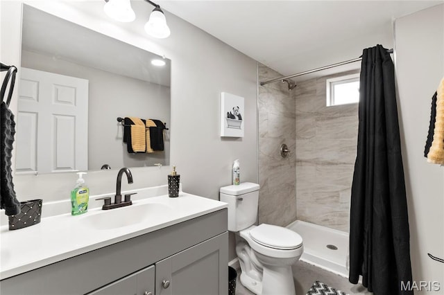 1140 Lindsay Ln, Florissant, MO 63031 - bathroom featuring vanity and a tile shower