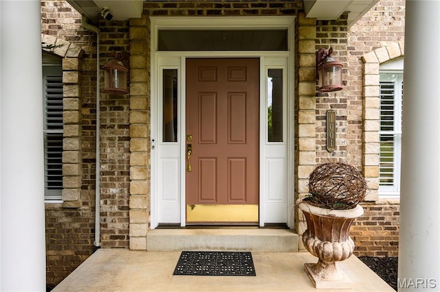 1001 Laurel Bend Ct S, Kirkwood, MO 63122 - property entrance with stone siding and brick siding