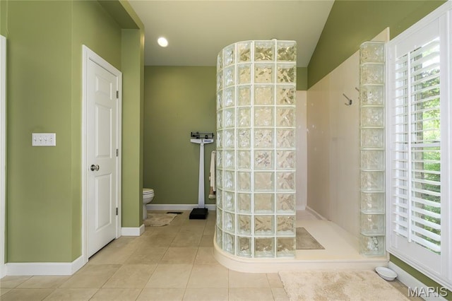 1001 Laurel Bend Ct S, Kirkwood, MO 63122 - full bath with a walk in shower and tile patterned flooring