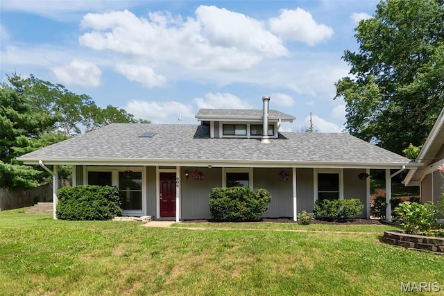 404 Applestone Dr, Ballwin, MO 63021 - view of front of house featuring covered porch and a shingled roof