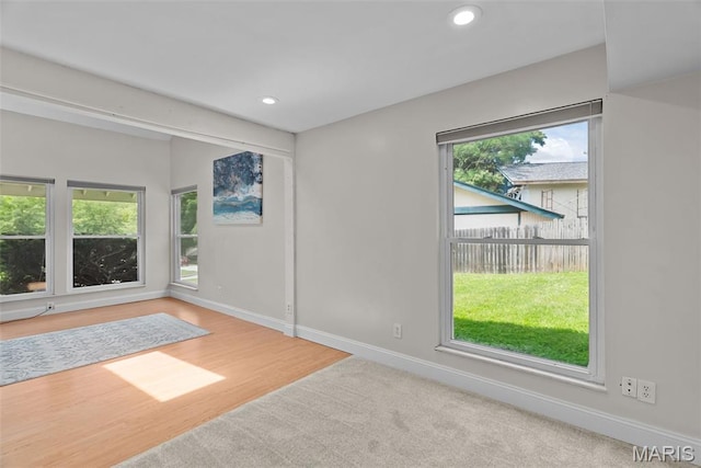 404 Applestone Dr, Ballwin, MO 63021 - empty room featuring recessed lighting and wood finished floors