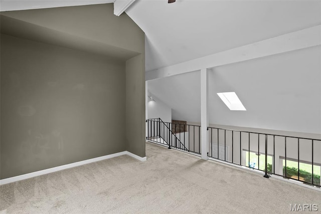 404 Applestone Dr, Ballwin, MO 63021 - additional living space with a skylight and carpet floors