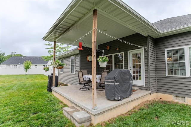 12200 Country Oaks Dr, Rolla, MO 65401 - view of patio / terrace featuring a grill
