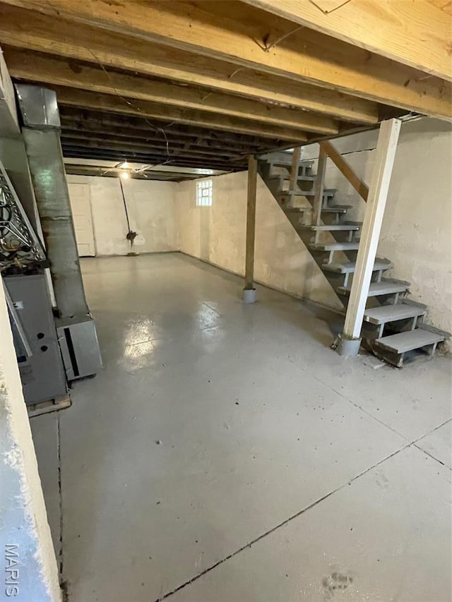 5350 Claxton Ave, Saint Louis, MO 63120 - below grade area with stairs