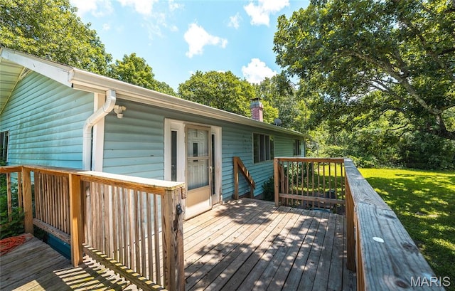 21535 State Route K, Beulah, MO 65436 - wooden deck with a yard
