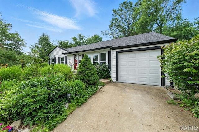 7142 Circleview Dr, Gravois Township, MO 63123 - ranch-style home featuring concrete driveway and an attached garage