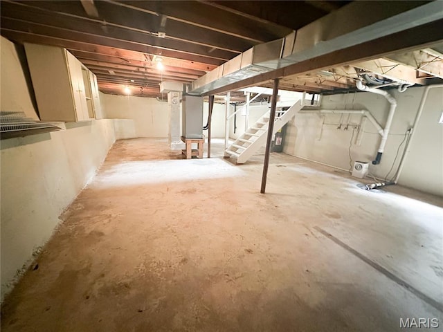 66 County Road 6680, Salem, MO 65560 - unfinished basement with stairway