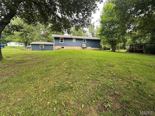 66 County Road 6680, Salem, MO 65560 - rear view of property with a yard and view of scattered trees