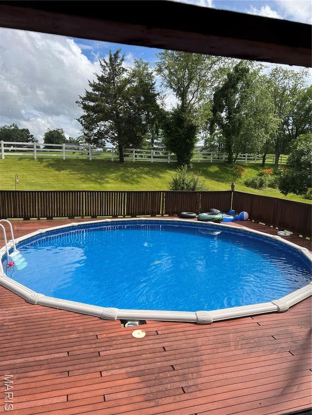 6969 US Highway 61, Jackson, MO 63755 - view of pool with a fenced backyard and a deck
