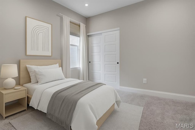 211 Cambium Ct, Wentzville, MO 63385 - carpeted bedroom with a closet and recessed lighting