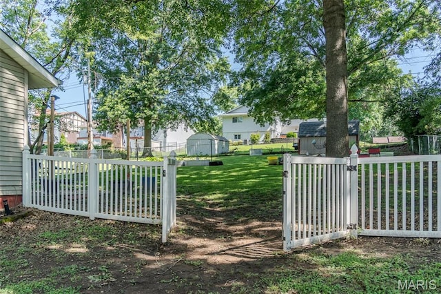 1003 Marilyn Ct, Washington, MO 63090 - view of yard with a gate and a residential view