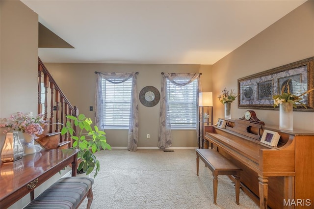 4 Green Circle Ct, Saint Peters, MO 63376 - living area with stairway and light carpet