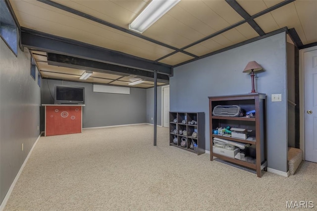 4 Green Circle Ct, Saint Peters, MO 63376 - finished basement with carpet flooring