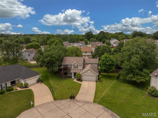 4 Green Circle Ct, Saint Peters, MO 63376 - aerial perspective of suburban area