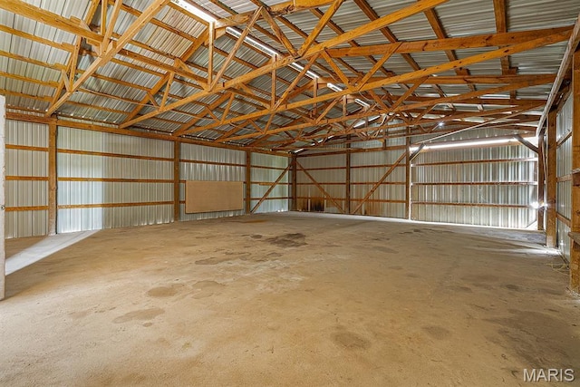 3120 State Highway F, Cardwell, MO 63829 - garage with metal wall