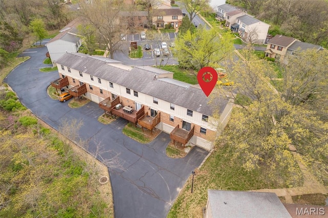 2318 Hidden Meadow Ln, Ballwin, MO 63021 - aerial view of residential area