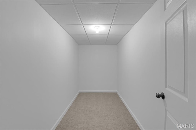 408 Bluff Meadow Dr, Ellisville, MO 63021 - carpeted spare room with a paneled ceiling and baseboards