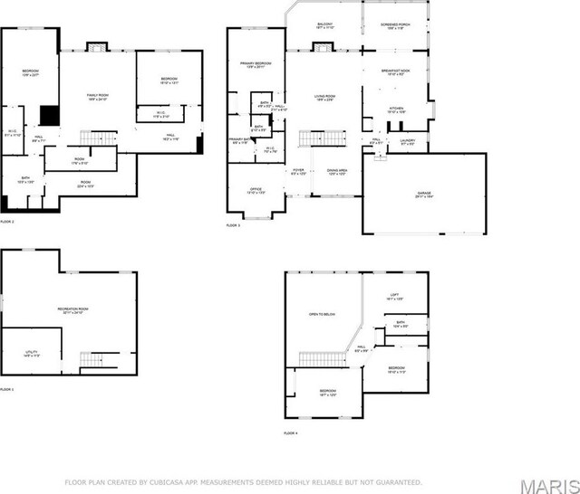 408 Bluff Meadow Dr, Ellisville, MO 63021 - view of property floor plan