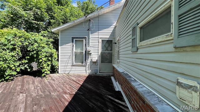 812 S Mine Ln, Motte, Fredericktown, MO 63645 - view of wooden deck