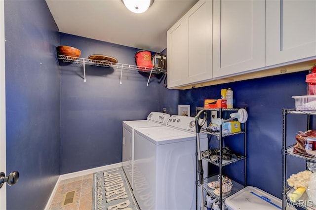 606 Wyndview Dr, Lake St Louis, MO 63367 - laundry room featuring cabinet space and independent washer and dryer
