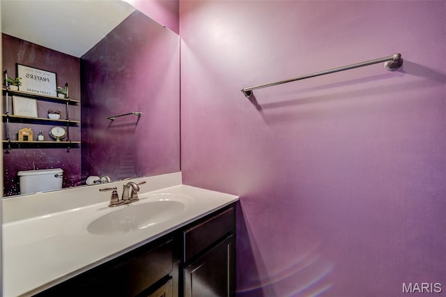 606 Wyndview Dr, Lake St Louis, MO 63367 - bathroom with vanity and toilet