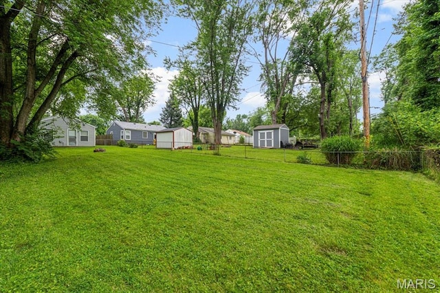 12 Mcnulty Dr, Florissant, MO 63031 - view of yard with a shed