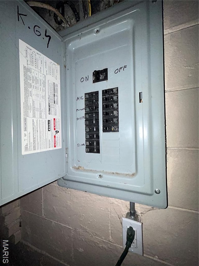 7155 Theodore Ave, Jennings, MO 63136 - utilities with electric panel