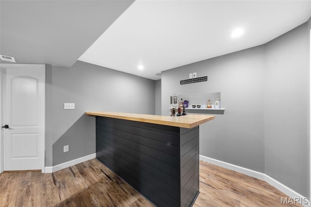 80 Brookshire Creek Dr, Wentzville, MO 63385 - indoor dry bar featuring wood finished floors and recessed lighting