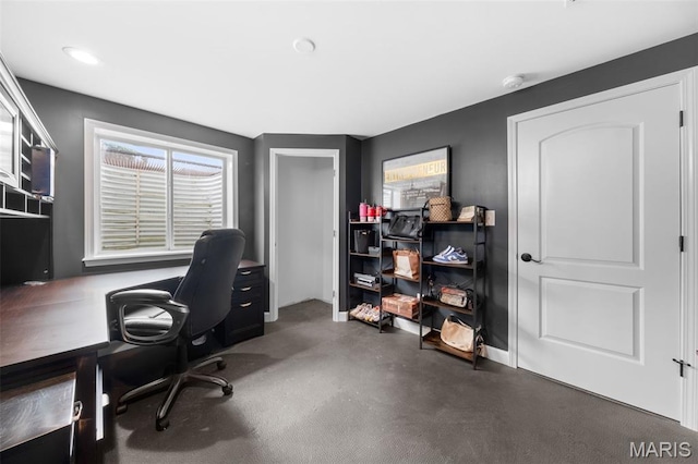 80 Brookshire Creek Dr, Wentzville, MO 63385 - office area featuring baseboards and recessed lighting