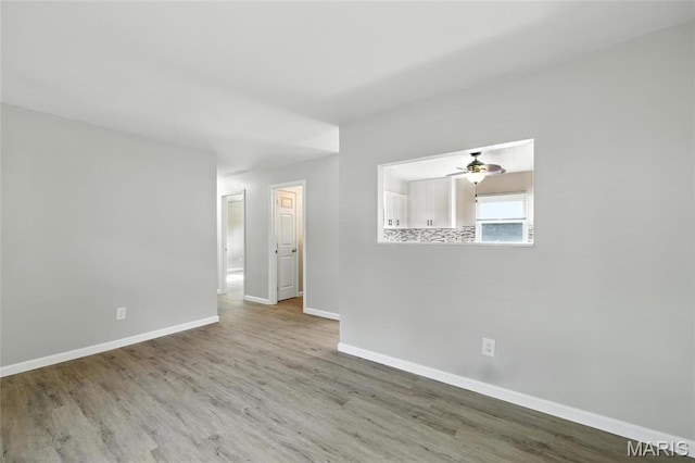 4681 Hillsboro House Springs Rd, House Springs, MO 63051 - unfurnished room featuring wood finished floors and a ceiling fan