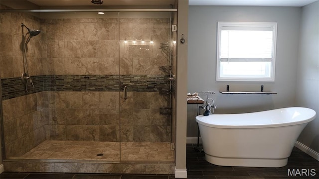 3215 Timber Ridge Rd, Palmyra, MO 63461 - bathroom with a stall shower and a soaking tub