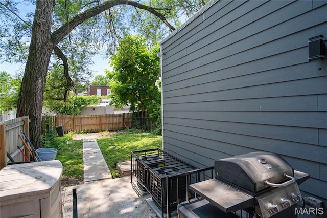 3452 Osage St, Saint Louis, MO 63118 - view of patio / terrace with a grill