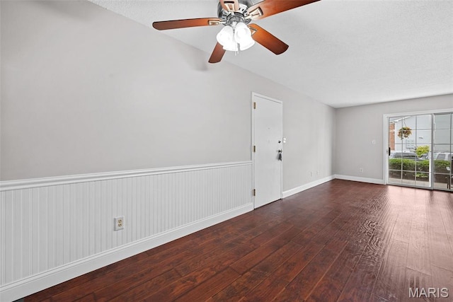 2 Berview Cir Unit H, Saint Louis, MO 63129 - spare room with wood-type flooring and a ceiling fan