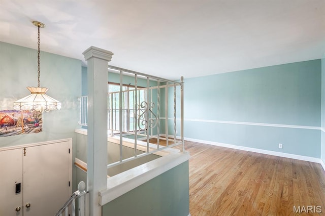 1907 Lone Pine Dr, Arnold, MO 63010 - staircase with wood finished floors and baseboards