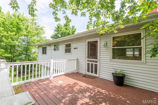 1907 Lone Pine Dr, Arnold, MO 63010 - view of wooden deck