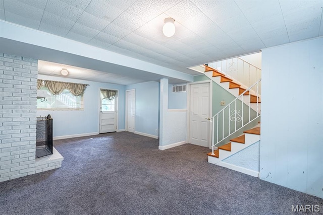 1907 Lone Pine Dr, Arnold, MO 63010 - below grade area with carpet and stairway