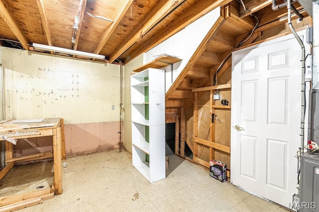 1907 Lone Pine Dr, Arnold, MO 63010 - basement featuring a workshop area and tile patterned floors