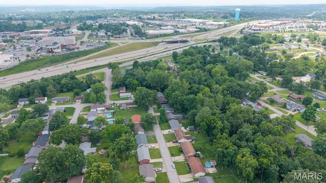 1907 Lone Pine Dr, Arnold, MO 63010 - aerial view of property's location featuring a highway