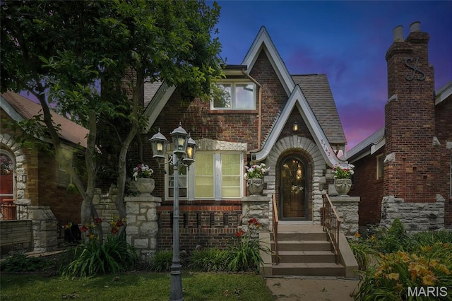 5743 Delor St, Saint Louis, MO 63109 - tudor house with brick siding