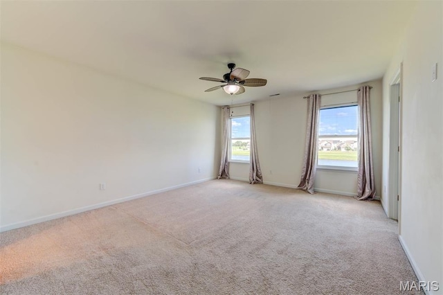 502 Summer Glen Ln, Saint Charles, MO 63301 - empty room featuring light colored carpet and a ceiling fan