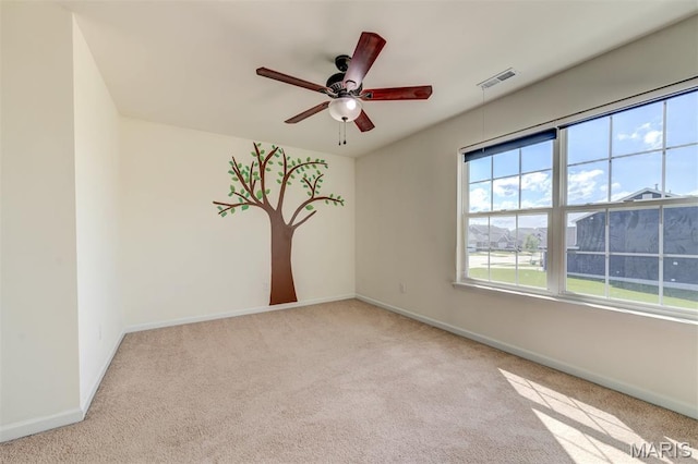 502 Summer Glen Ln, Saint Charles, MO 63301 - unfurnished room featuring carpet flooring and ceiling fan
