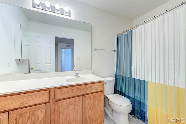 502 Summer Glen Ln, Saint Charles, MO 63301 - bathroom featuring vanity and a shower with shower curtain