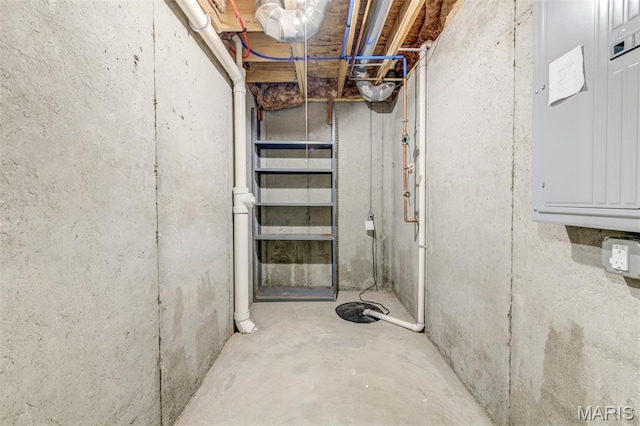 502 Summer Glen Ln, Saint Charles, MO 63301 - unfinished basement featuring electric panel