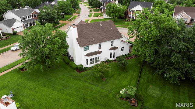16368 Cherry Orchard Dr, Grover, MO 63040 - aerial perspective of suburban area