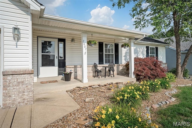 2607 Riley Paul Ct, Ofallon, MO 63368 - entrance to property featuring covered porch