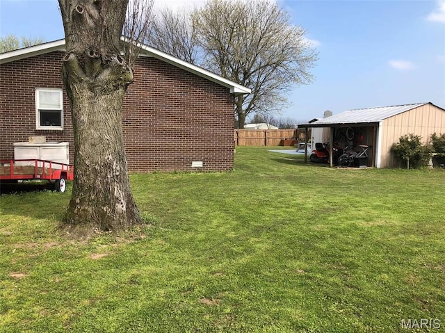 746 State Highway P, New Madrid, MO 63869 - view of yard with a pole building and an outbuilding