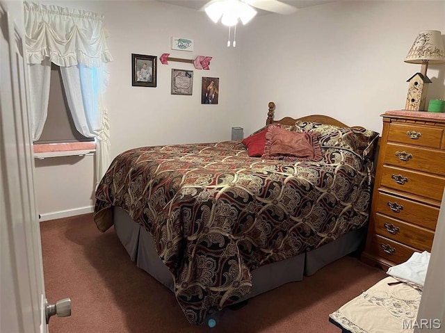 746 State Highway P, New Madrid, MO 63869 - carpeted bedroom with a ceiling fan